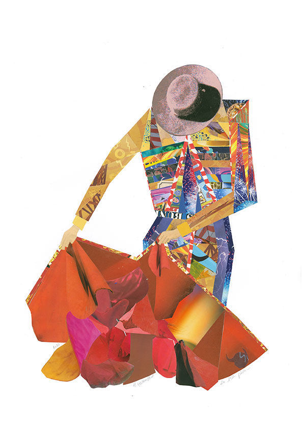 Image d'un montage artistique sur la ville e Sète